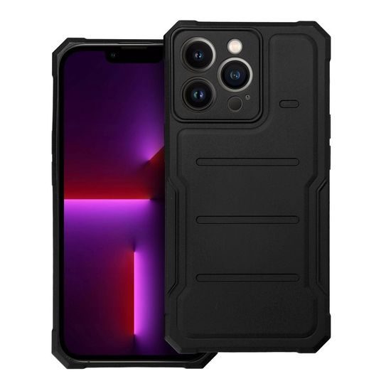 Obal / kryt na Apple iPhone 13 PRO čierne - Heavy Duty