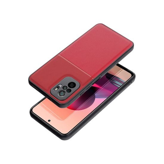 Obal / kryt na Xiaomi Redmi NOTE 10 / 10S červený - Forcell NOBLE