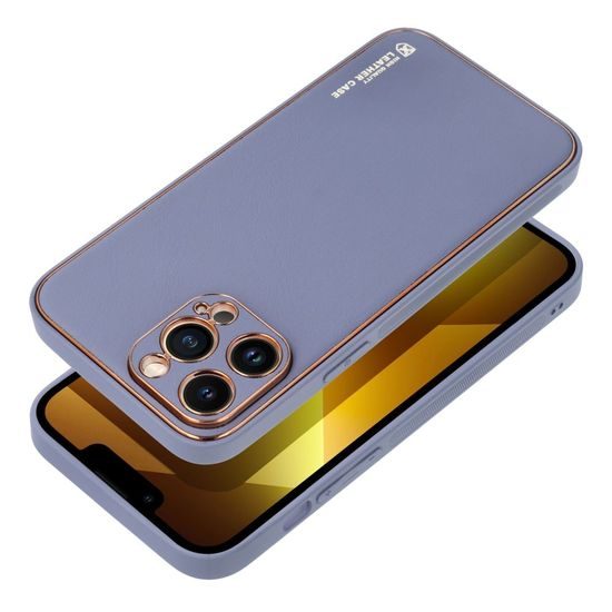 Obal / kryt pre Apple iPhone 13 Pro Max modré - Forcell LEATHER