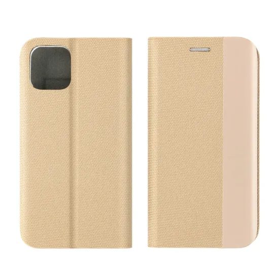Pouzdro / obal na Samsung Galaxy A37 5G zlaté - knížkové SENSITIVE Book