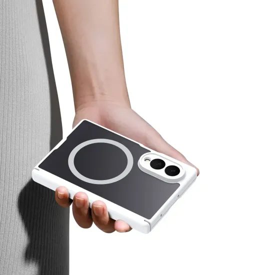 Obal / kryt na Samsung Galaxy Z Fold 8 bílý - DUX DUCIS MagSafe