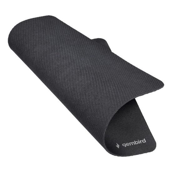 Podložka pod myš s protiskluzovou gumovou spodní stranou MP-S-BK černá (velikost 220x180x2mm)