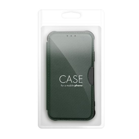 Pouzdro / obal na Apple iPhone 14 zelené - knížkové RAZOR Book