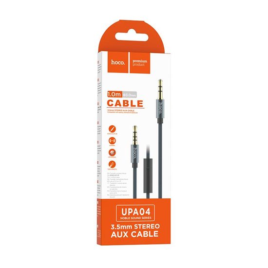 Audio kabel AUX Jack 3,5mm s mikrofonem 1 m - HOCO