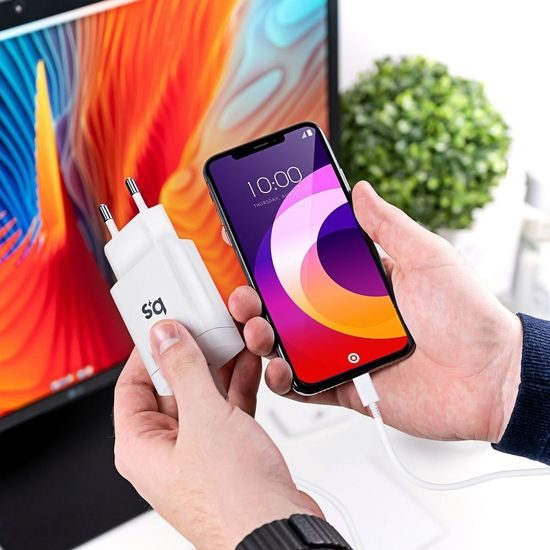 Nabíječka pro Apple iPhone X / 11 / 12 - 18W Blue star