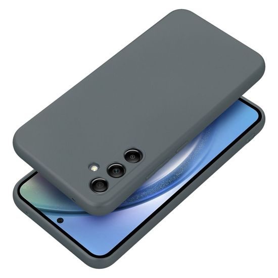 Obal / kryt na Samsung Galaxy A34 5G šedý - METALLIC Case