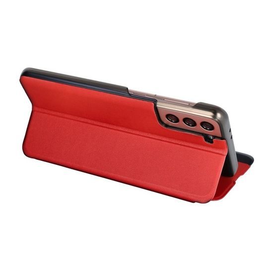 Puzdro / obal pre Xiaomi Redmi 9A červený - kniha SMART VIEW Book