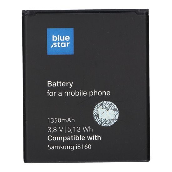 Baterie Samsung Galaxy Ace 2 (I8160)/S7562 Duos/S7560 Galaxy Trend/S7580 Trend Plus (náhrada za EB425161LU) 1350 mAh Li-Ion Blue Star
