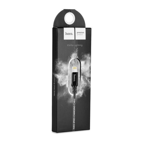 Nabíjecí lightning kabel 1m černý - HOCO