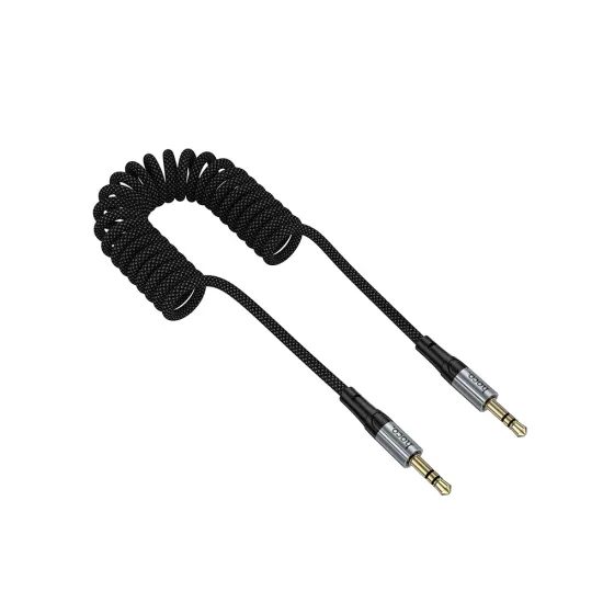 Kabel AUX Jack 3,5 mm / Jack 3,5 mm 1,5 m černý - HOCO