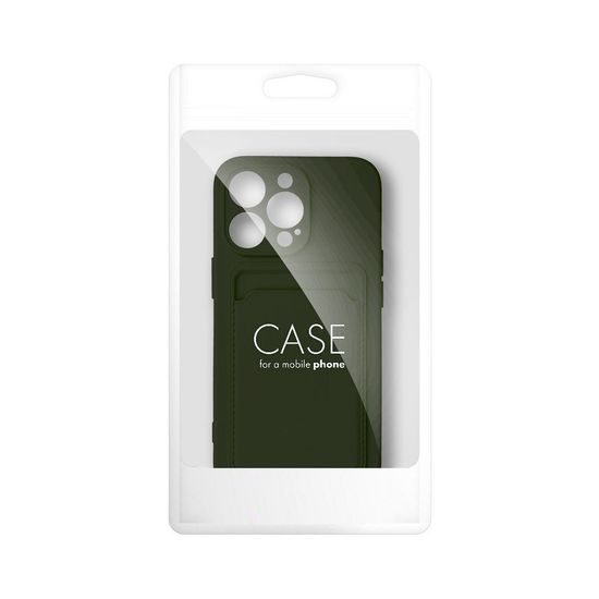 Obal / kryt na Apple iPhone 15 PRO zelený - CARD Case