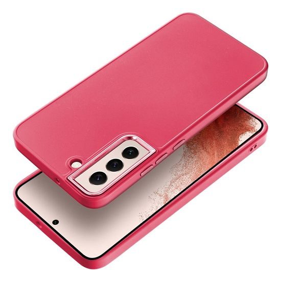 Obal / kryt na Samsung Galaxy S22 Plus tmavoružový - FRAME