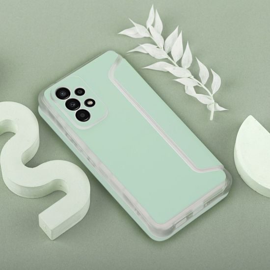 Pouzdro / obal na Samsung Galaxy S22 Ultra zelené - knížkové PIANO