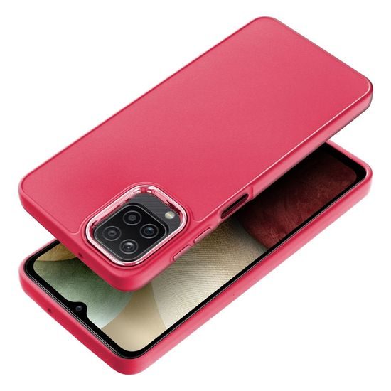 Obal / kryt na Samsung Galaxy A12 červený - FRAME