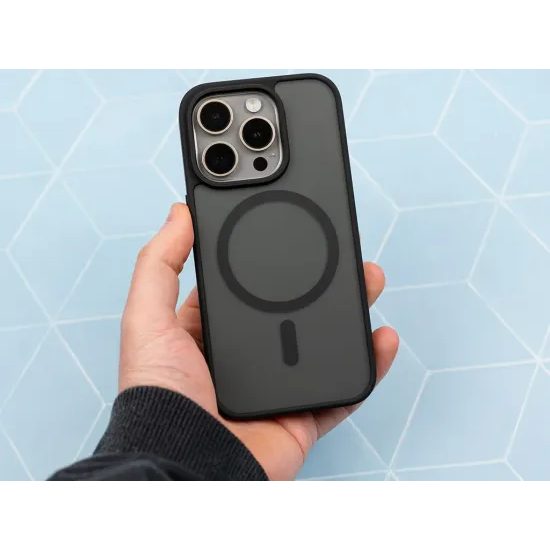 Obal / kryt na Apple iPhone 15 Pro černý - PREMIUM