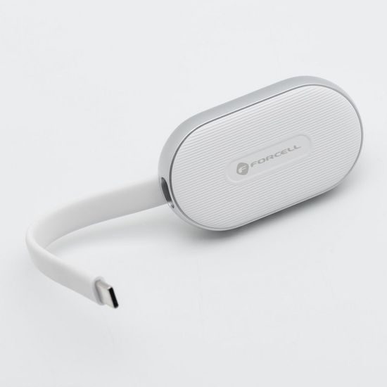 Powerbanka F-Energy Mini Power Watch 1200mAh bílá - FORCELL