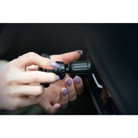 Držák do auta s přísavkou/do ventilace s podporou MagSafe černý - FORCELL F-Grip