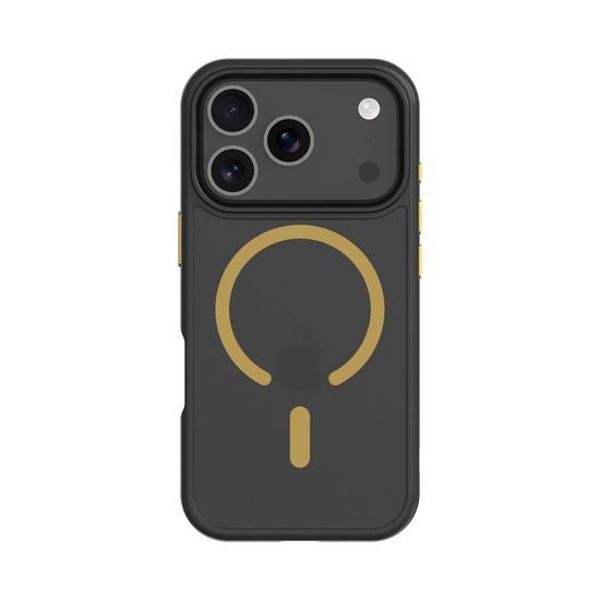Obal / kryt na Apple iPhone 17 Pro černo-žlutý - Tactical MagForce Hyperstealth 2.0