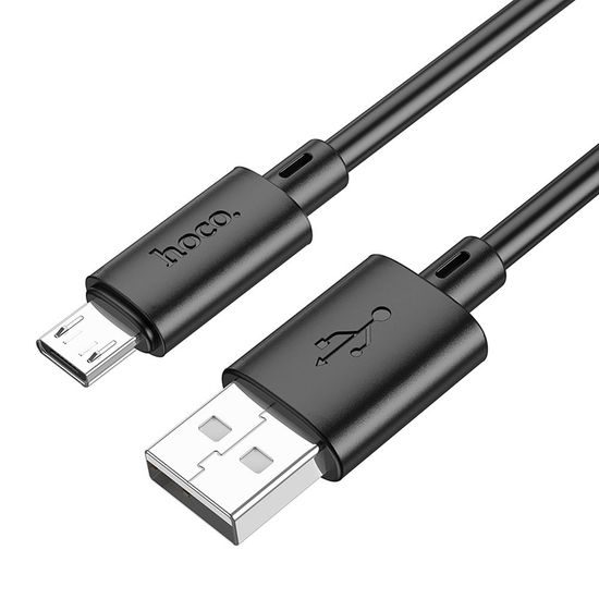 Datový kabel USB - Micro USB 2,4A 1 m černý - HOCO X88
