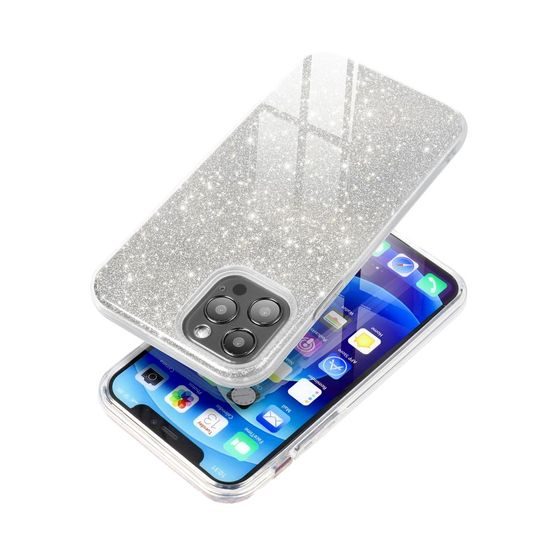 Obal / kryt na Xiaomi Redmi 13C stříbrný - SHINING Case