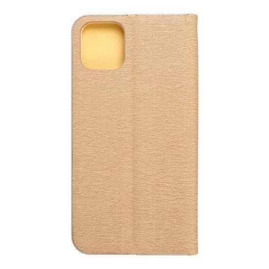 Puzdro/ obal pre Apple iPhone 11 Pro Max 2019 (6,5) zlaté - kniha Luna Book