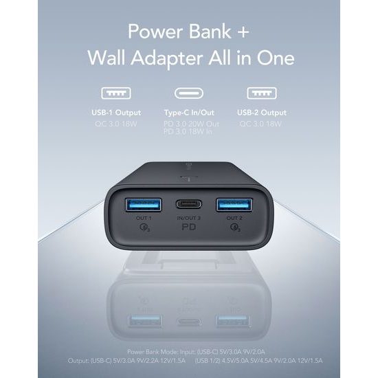 Power Bank VEGER ACE100 - 10000mAh Quick Charge 20W