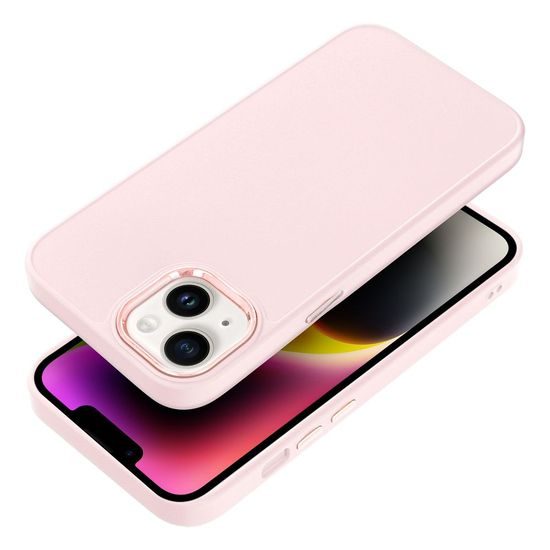 Obal / kryt na Apple iPhone 13 růžový - Frame Case