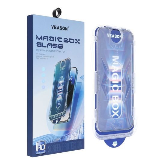 Tvrzené / ochranné sklo Apple iPhone 11 Pro Max černé - 6D Pro Veason