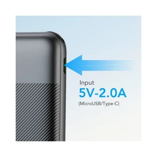 Powerbanka PD QC3.0 2A 20W 10000 mAh černá - Veger