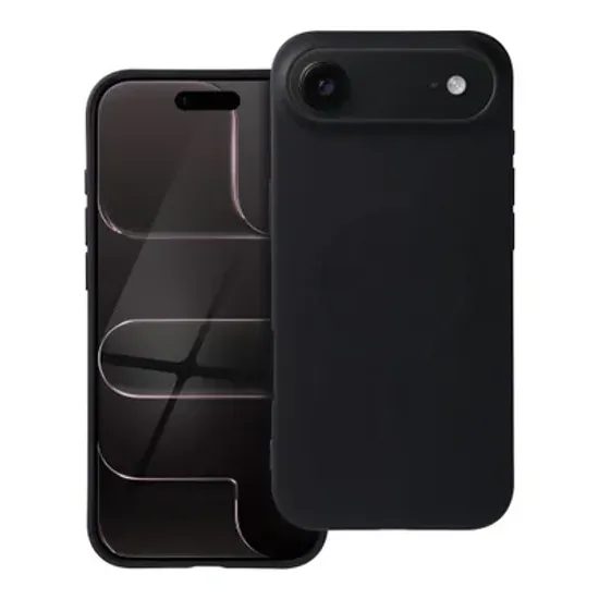 Obal / kryt na Apple iPhone 17 Air černý - SILICONE MagCover