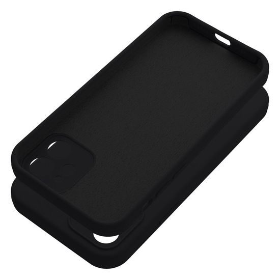 Obal / kryt na Apple iPhone 12 černý - Silicone Case 2mm