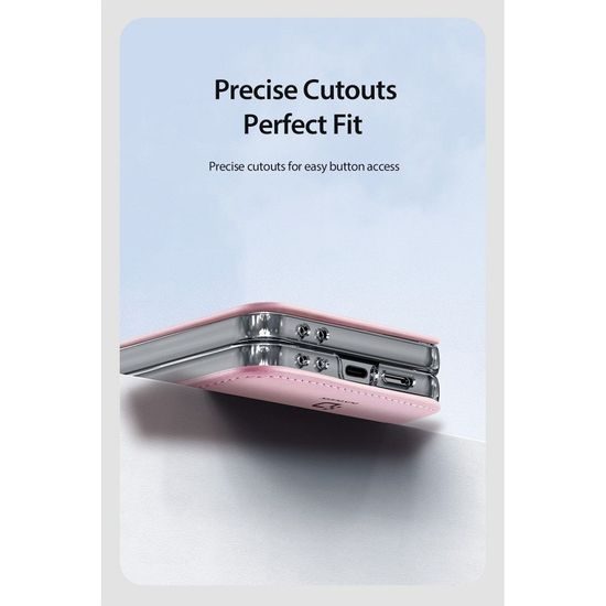 Obal / kryt na Samsung Z Flip6 5G růžový - Dux Ducis Brill