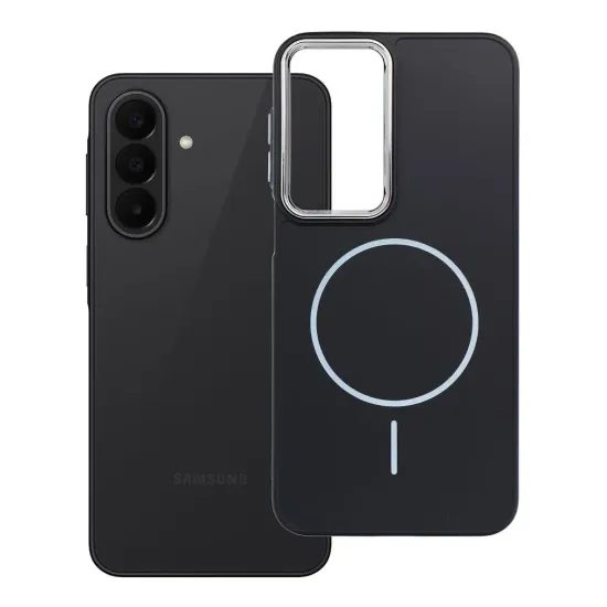 Case for Samsung A27 Frame Mag Cover compatible with MagSafe black