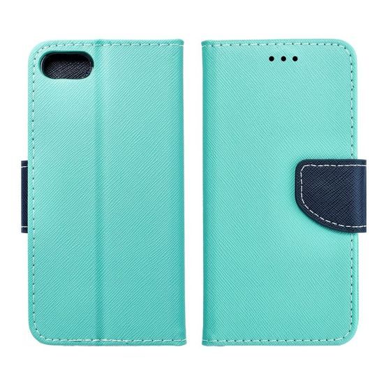 Pouzdro / obal na Apple iPhone 6 / 6 S tyrkysové - knížkové Fancy Book
