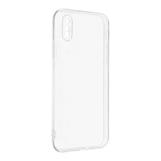 Obal / kryt na Apple iPhone X / XS transparentné - CLEAR Case 2mm BULK (ochrana fotoaparátu)