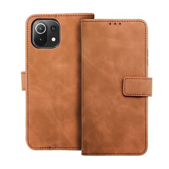 Pouzdro / obal na Xiaomi Redmi 9AT / Redmi 9A hnědý - knížkový Forcell TENDER