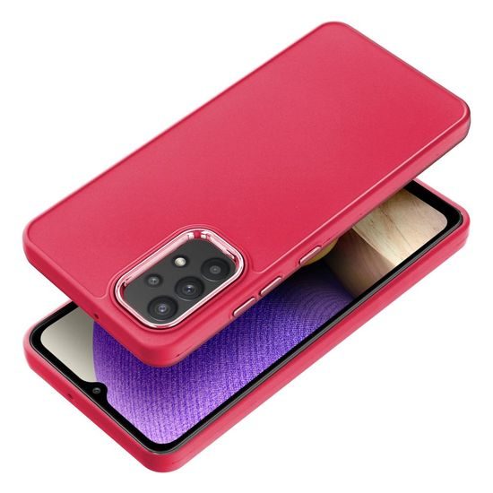 Obal / kryt na Samsung Galaxy A32 4G červený - FRAME Case