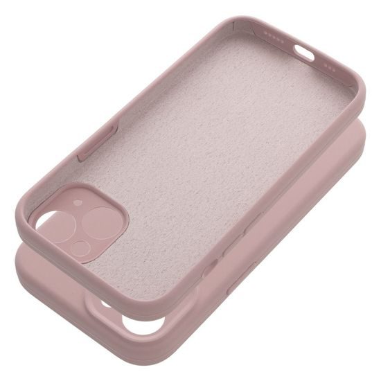 Obal / kryt na Apple iPhone 15 růžový - SILICONE 2mm