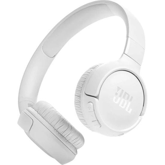 Bluetooth Bezdrátová Sluchátka, Bílá - JBL Tune 520BT