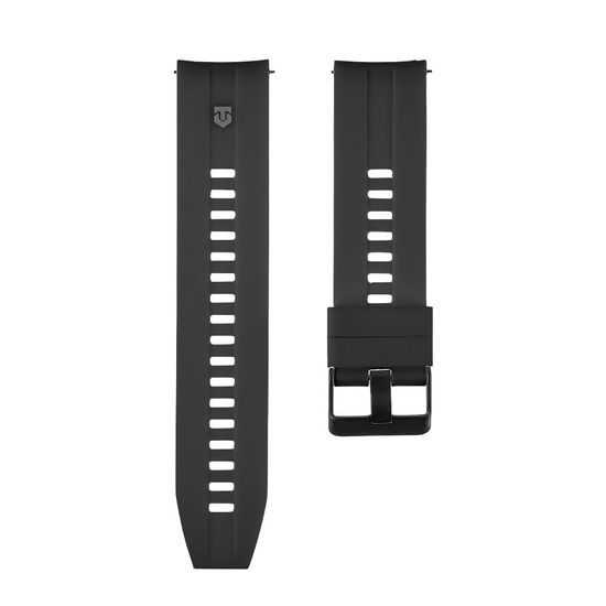 Silikonový Řemínek na hodinky 22mm černý - Tactical Quick Release