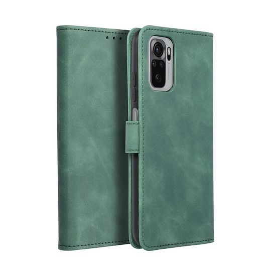 Pouzdro / obal na Xiaomi Redmi Note 10 Pro / Redmi Note 10 Pro Max zelené - knížkové Forcell Tender