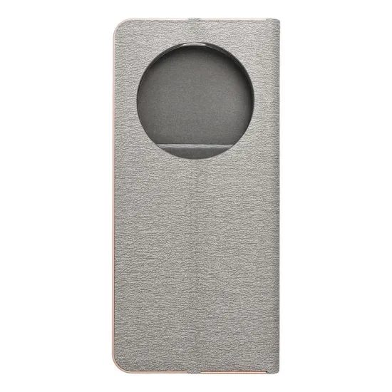 Pouzdro / obal na Xiaomi Redmi 14C stříbrné - knížkové LUNA Book Gold