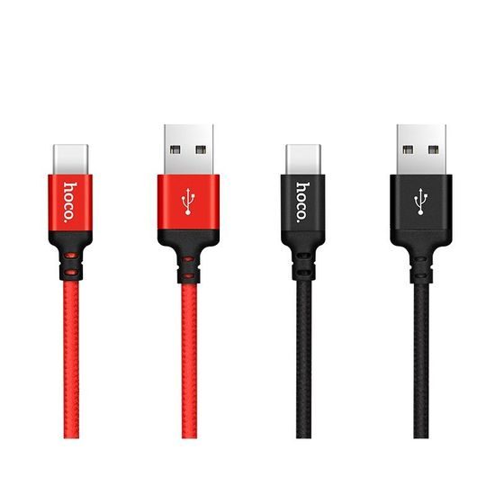 Čierny 2m kábel USB-C - HOCO