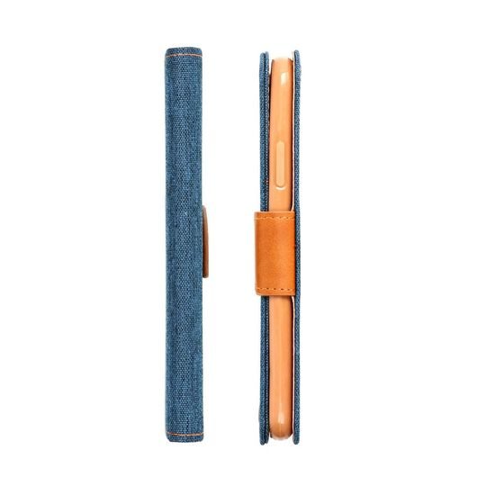 Pouzdro / obal na Xiaomi Redmi NOTE 13 5G modré - knížkové CANVAS