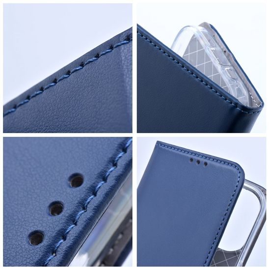 Pouzdro / obal na Xiaomi 12T / 12T PRO modrý - knížkové Smart Magneto