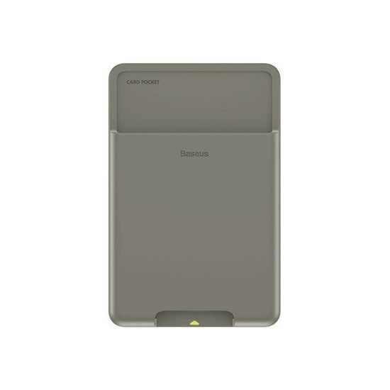 Samolepící pouzdro na kreditní kartu tmavě šedé - Baseus