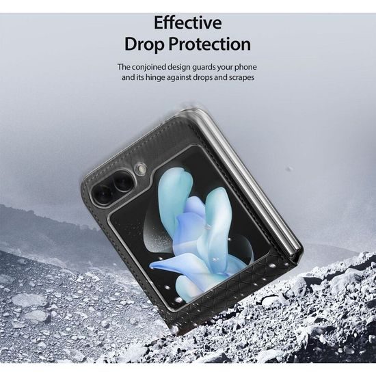 Obal / kryt na Samsung Galaxy Z Flip5 5G čierny - DUX DUCIS