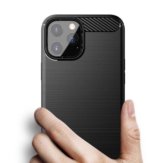 Obal / kryt na Apple iPhone 11 Pro černý - Carbon