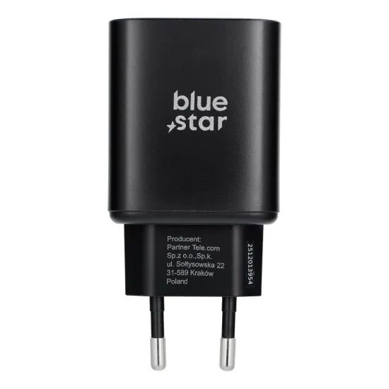 Síťová nabíječka USB C AVS 2.0 3A 60W černá - Blue Star