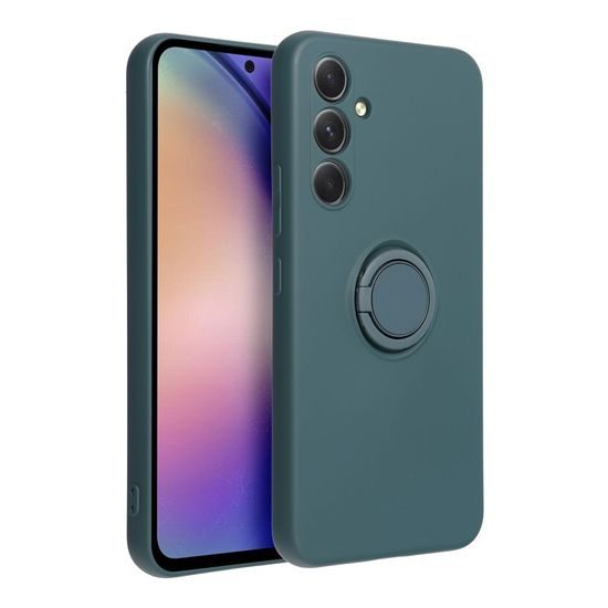 Obal / kryt na Samsung Galaxy A54 5G zelený - SILICONE RING